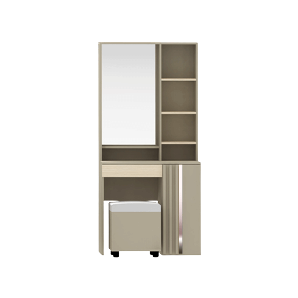ชุดห้องนอน + ที่นอน PVC 6 ฟุต WISDOM DESIGN FURNITURE รุ่น MARTIN สีโซลิค_4